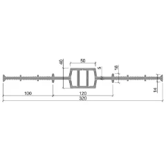 Гидрошпонка Аквастоп ПВХ ДВ-320/50