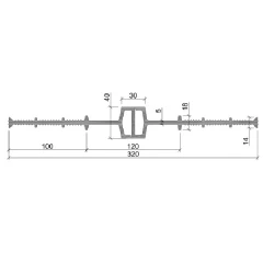 Гидрошпонка Аквастоп ПВХ ДВ-320/30