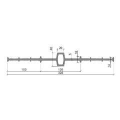 Гидрошпонка Аквастоп ПВХ ДВ-320/20