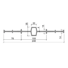 Гидрошпонка Аквастоп ПВХ ДВ-240/20