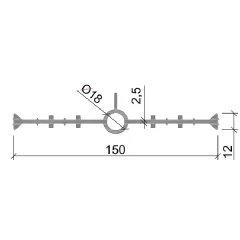 Гидрошпонка Аквастоп ПВХ ДВ-150/18