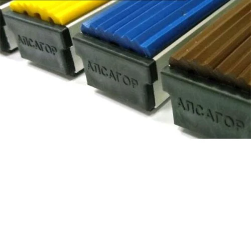 Комплект торцевых заглушек АЛСА на придверную решетку