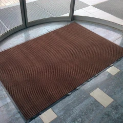 Грязезащитный ворсовый коврик Line 1500x900 мм коричневый