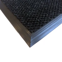 Грязезащитный ворсовый коврик Райс 9,2 мм черный