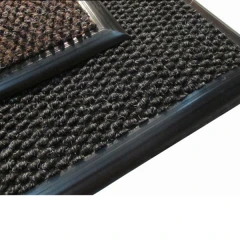 Грязезащитный ворсовый коврик Райс 9,2 мм черный