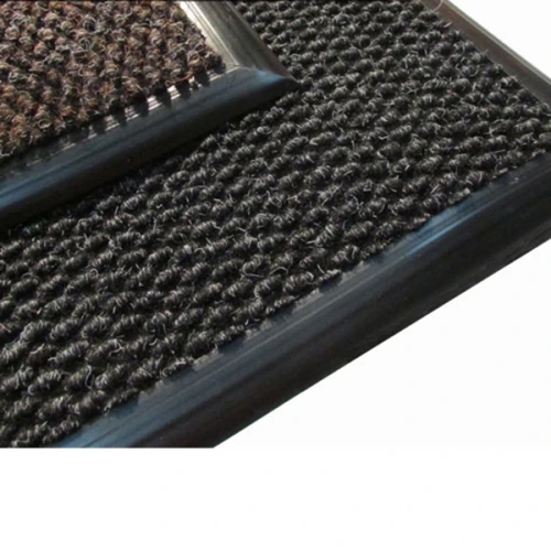 Грязезащитный ворсовый коврик Райс 9,2 мм черный