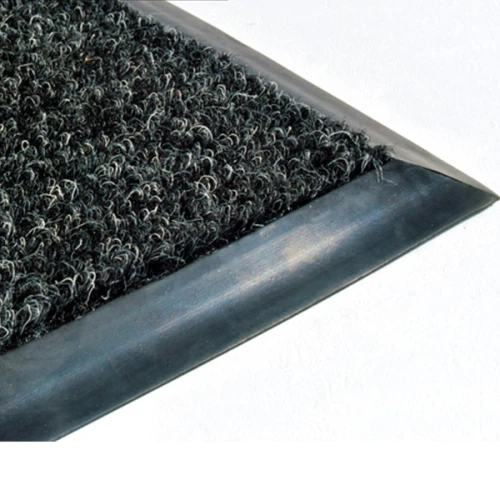 Грязезащитный ворсовый коврик Цикада 13 мм черный