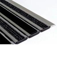 Придверная грязезащитная решетка Респект резина+текстиль