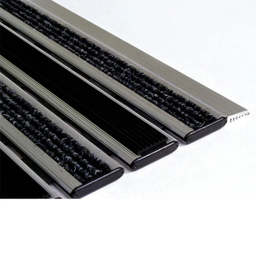 Придверная грязезащитная решетка Респект резина+текстиль