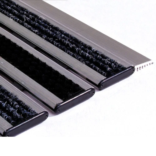 Придверная грязезащитная решетка Респект щетка+текстиль