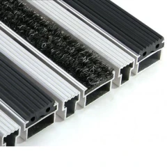 Придверная грязезащитная решетка Алса МАХ резина+текстиль+скребок