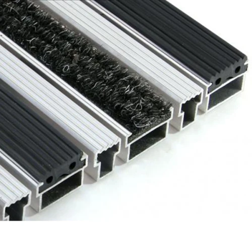 Придверная грязезащитная решетка Алса МАХ резина+текстиль+скребок