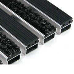 Придверная грязезащитная решетка Алса МАХ резина+текстиль