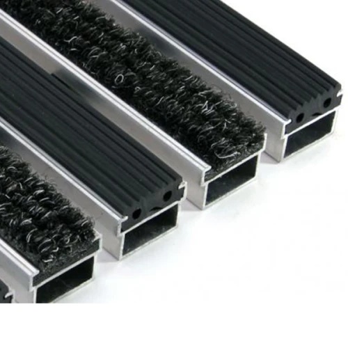 Придверная грязезащитная решетка Алса МАХ резина+текстиль