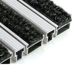 Придверная грязезащитная решетка Алса МАХ текстиль+скребок