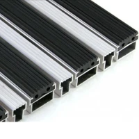 Придверная грязезащитная решетка Алса МАХ резина+скребок