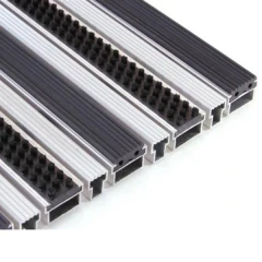 Придверная грязезащитная решетка Алса щетка+резина+скребок