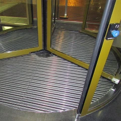 Придверная грязезащитная решетка Алса щетка+резина+скребок