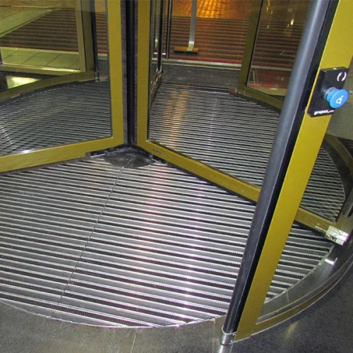 Придверная грязезащитная решетка Алса щетка+резина+скребок