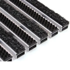 Придверная грязезащитная решетка Алса щетка+текстиль