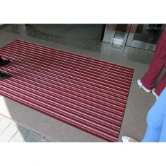 Придверная грязезащитная решетка Алса щетка+текстиль