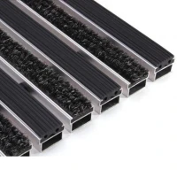 Придверная грязезащитная решетка Алса резина+текстиль