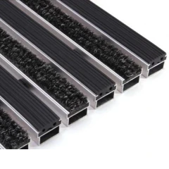 Придверная грязезащитная решетка Алса резина+текстиль