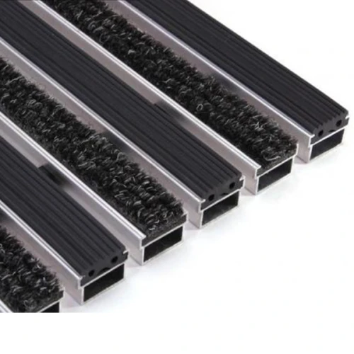 Придверная грязезащитная решетка Алса резина+текстиль