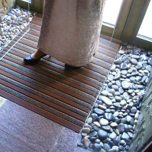 Придверная грязезащитная решетка Алса резина+текстиль