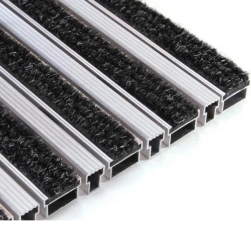 Придверная грязезащитная решетка Алса текстиль+скребок