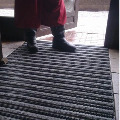 Придверная грязезащитная решетка Алса текстиль+скребок