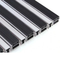 Придверная грязезащитная решетка Алса резина+скребок