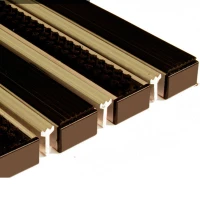 Придверная грязезащитная решетка Сити щетка+резина+скребок