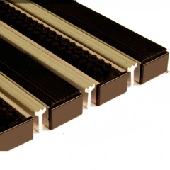 Придверная грязезащитная решетка Сити щетка+резина+скребок