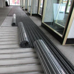 Придверная грязезащитная решетка Сити резина+текстиль+скребок