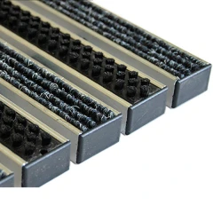 Придверная грязезащитная решетка Сити щетка+текстиль