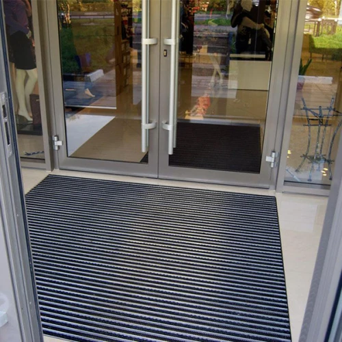 Придверная грязезащитная решетка Сити щетка+текстиль