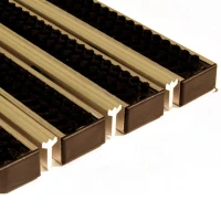 Придверная грязезащитная решетка Сити щетка+скребок