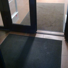 Грязезащитное рулонное ПВХ покрытие Зигзаг 12000х1200х8 мм серый