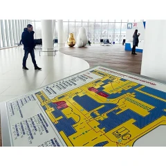 Тактильная мнемосхема 700x900 мм, композит