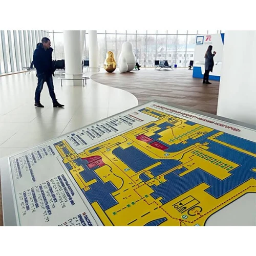 Тактильная мнемосхема 700x900 мм, композит