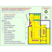 Тактильная мнемосхема 905x1150 мм, полистирол