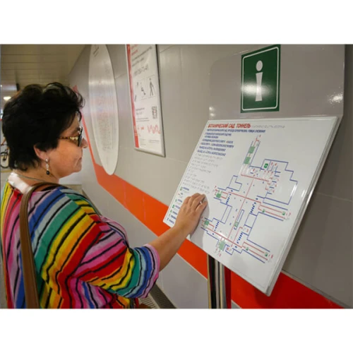 Тактильная мнемосхема 905x1150 мм, полистирол