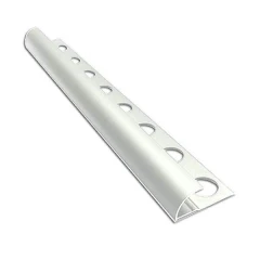 Алюминиевый профиль для внешнего полукруглого угла УВП-09-СМ серебро/матовый