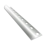 Алюминиевый профиль для внешнего полукруглого угла УВП-09-СГ серебро/глянцевый