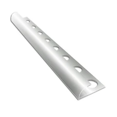 Алюминиевый профиль для внешнего полукруглого угла УВП-09-СГ серебро/глянцевый