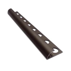 Алюминиевый профиль для внешнего полукруглого угла УВП-09-БМ бронза/матовый