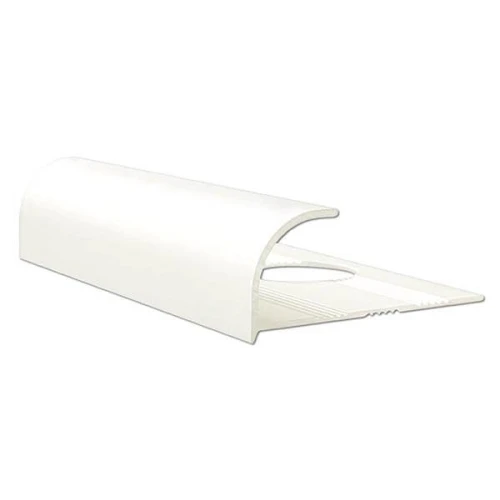 Алюминиевый профиль для внешнего угла в четверть круга УВЧ-09-БГ белый/глянцевый