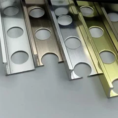 Алюминиевый профиль для L-образной окантовки L-10-ШМ шампань/матовый