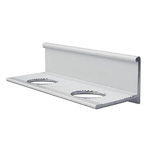 Алюминиевый профиль для L-образной окантовки LТ-10-Б белый